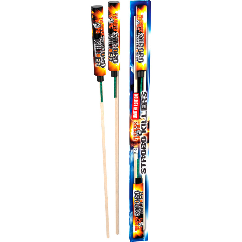 Strobo Killers Raketen Limited Edition von Lesli silvester feuerwerk