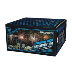 Funke Feuerwerk Verbund Pyroshow 2000 Sacramentum von Argento feuerwerksbatterie berlin kaufen werksverkauf silvester steglitz z