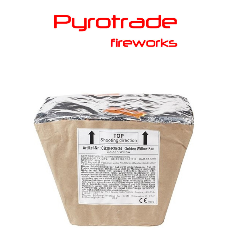 Pyrotrade Feuerwerk Batterie Golden Willow Fan Feuerwerksbatterie berlin kaufen werksverkauf