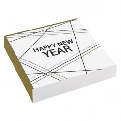 20 Servietten Cheers Happy New Year Silvester