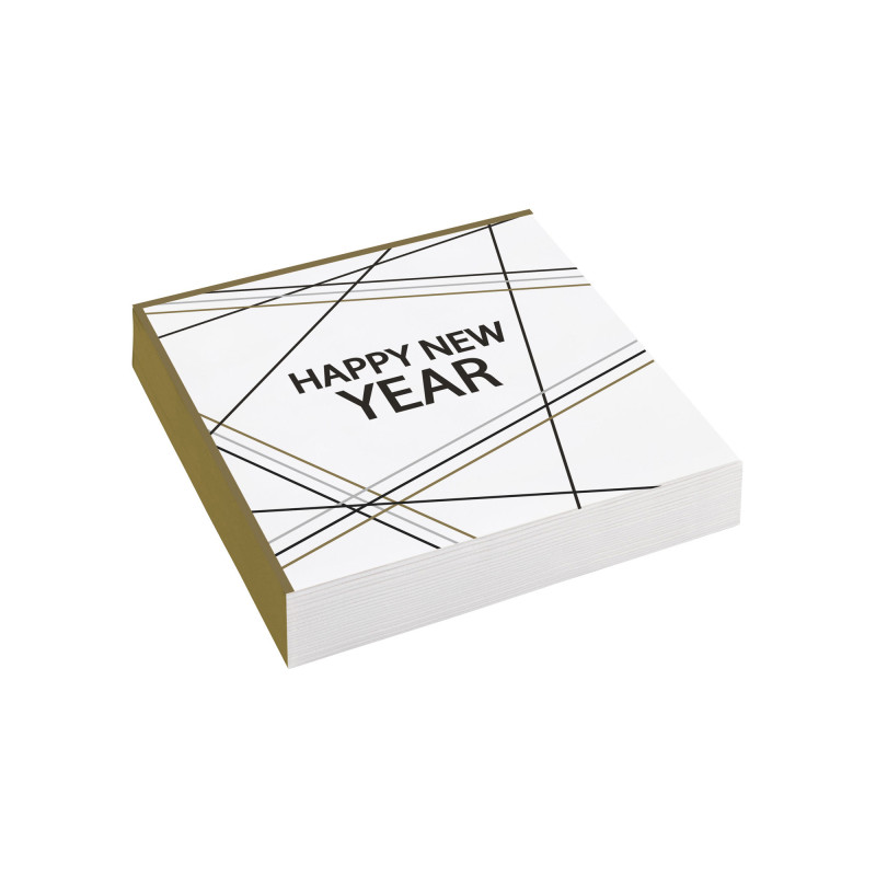 20 Servietten Cheers Happy New Year Silvester