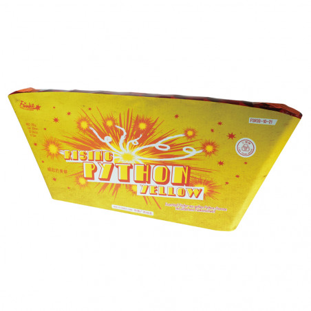 Silvester Feuerwerk Funke Singelrow Rising Python Yellow