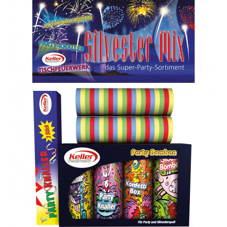 Tischfeuerwerk Set Silvester Mix von Keller