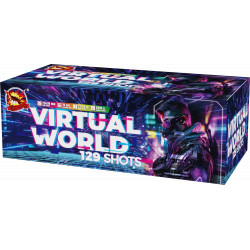 SRPYRO Virtual World Silvester Feuerwerk Fächer Verbund