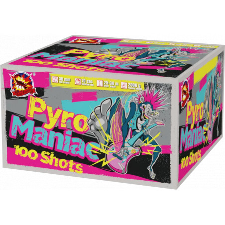 SRPYRO Pyro Maniac Silvester Feuerwerk Verbund