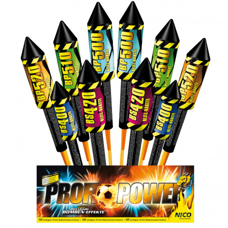 Silvester Nico Profi Power Raketen Sortiment