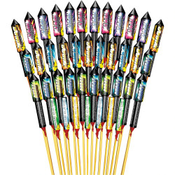 Silvester Nico 40 Raketen Sortiment Funky Diamonds