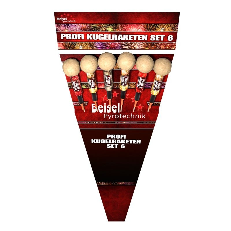 Silvester Profi Kugelraketen von Beisel