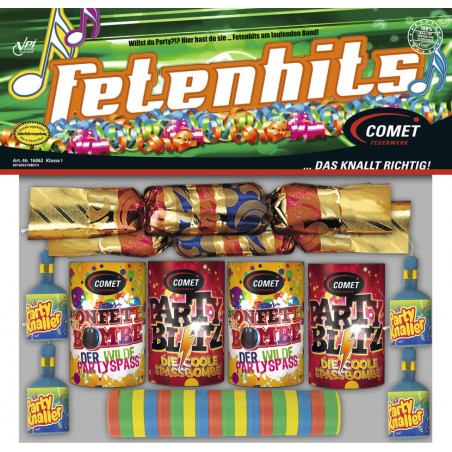Tischfeuerwerk Party Set Fetenhits
