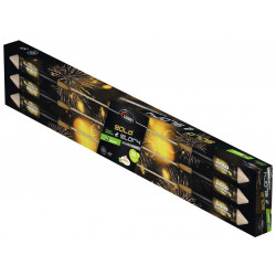 Silvester Feuerwerk Raketen Sortiment 6 Gold & Glory