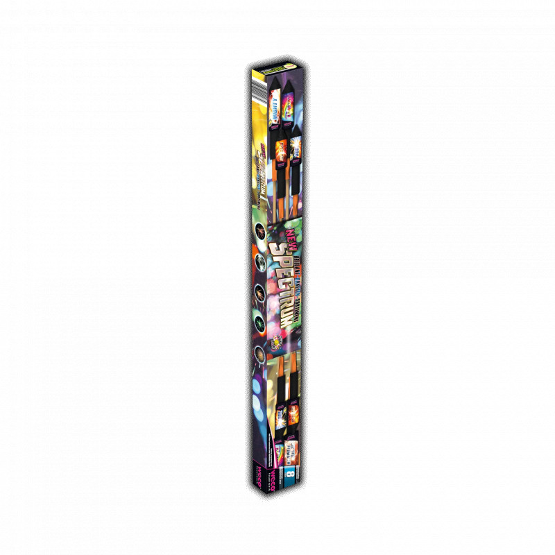 8 Silvester Raketen New Spectrumt von Weco