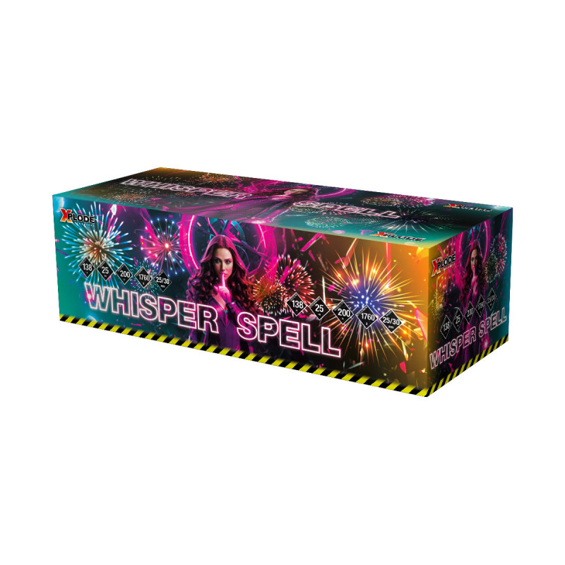 Silvester Feuerwerk Whisper Spell Verbund von Xplode
