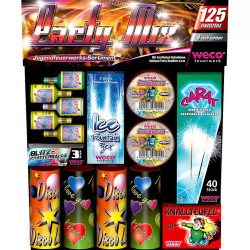 Tischfeuerwerk und Party Set Party Mix