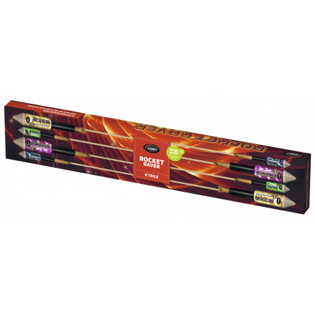 Silvester Raketen Sortiment Rocket Raver von Comet