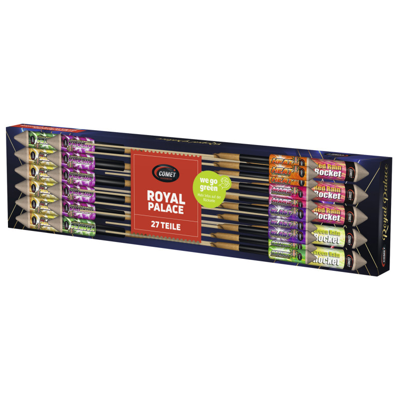 27 Raketen Sortiment Royal Palace von Comet