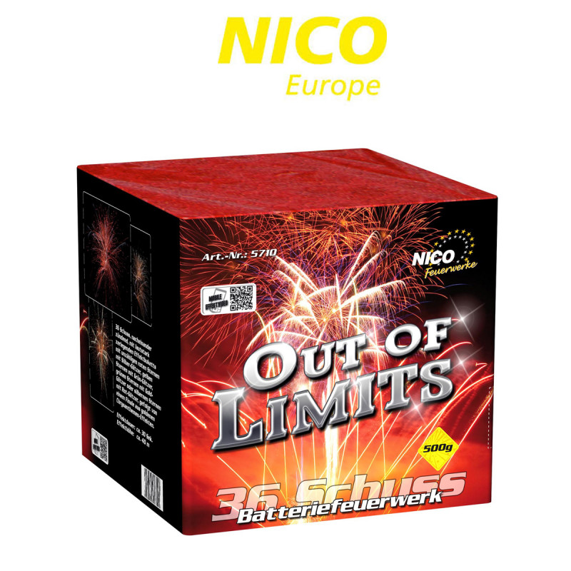 Nico Out of Limits Feuerwerk Batterie - Klassiker feuerwerksbatterie berlin kaufen werksverkauf silvester