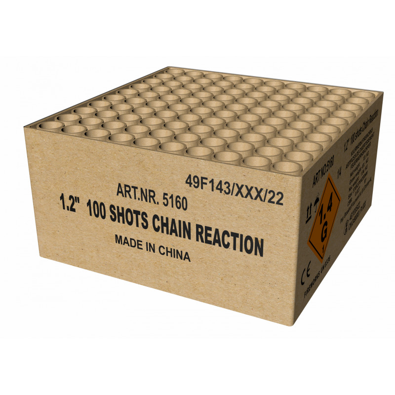 1.2" Chain Reaction Broekhoff Magnum Feuerwerk Verbund