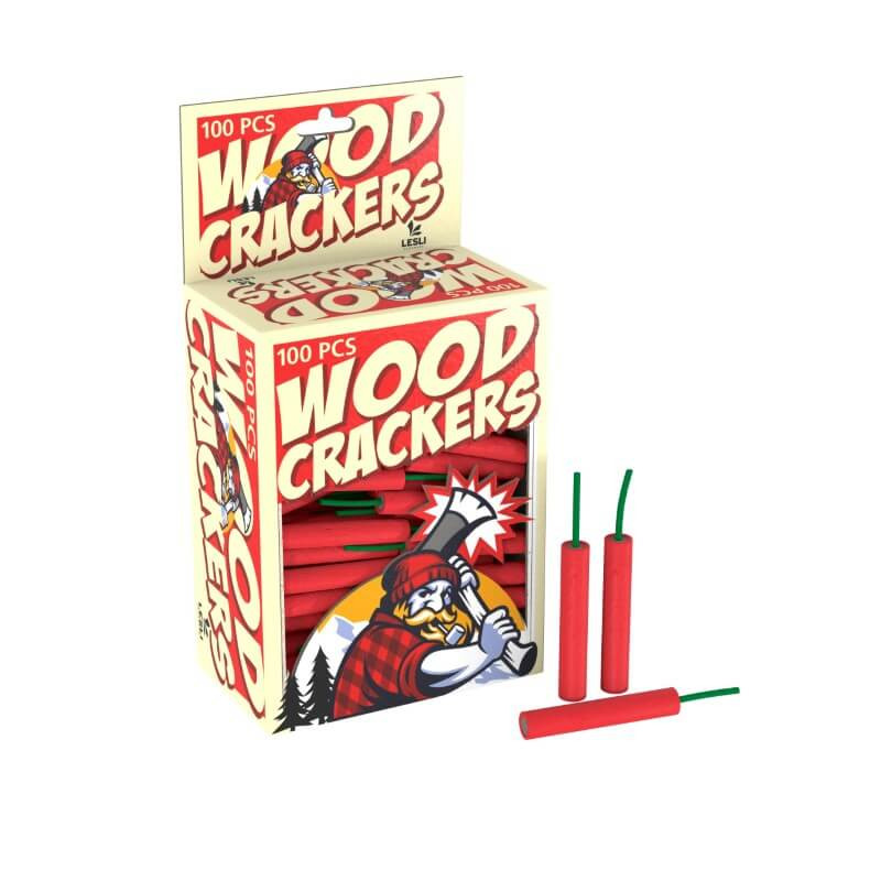 100 Wood Crackers Jugendfeuerwerk Blitzcracker