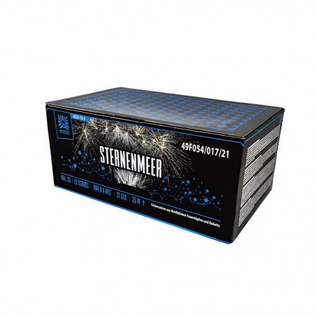 Argento Sternenmeer Feuerwerk Verbund von Funke