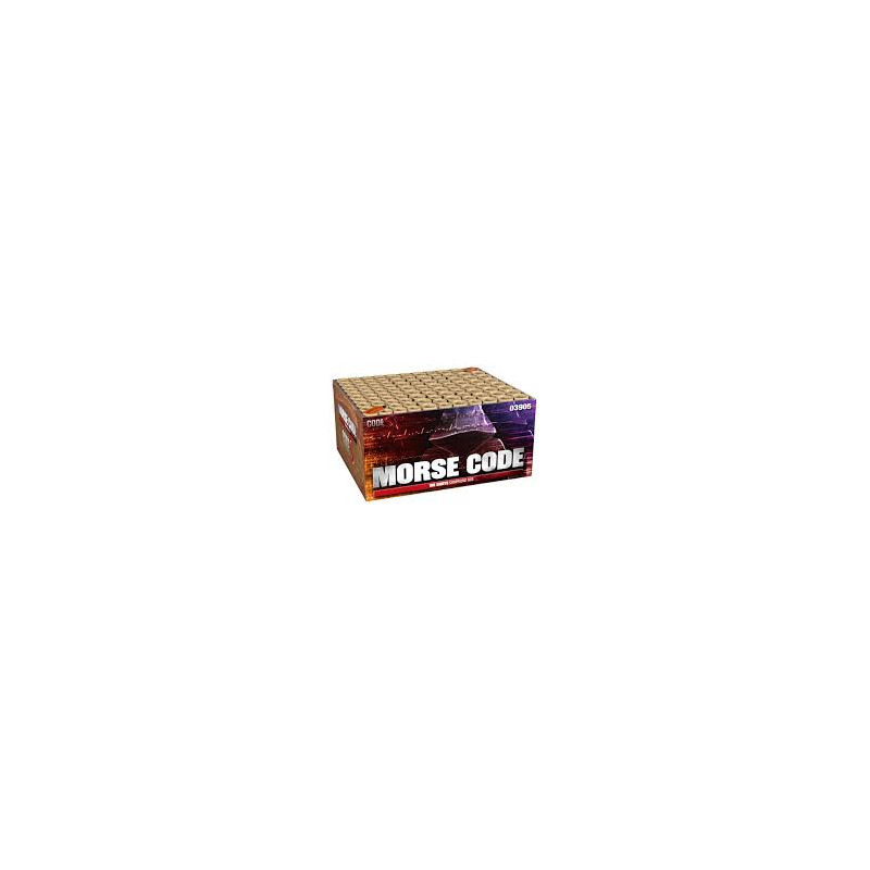 Morse Code Silvester Feuerwerk Code S Verbund von Lesli