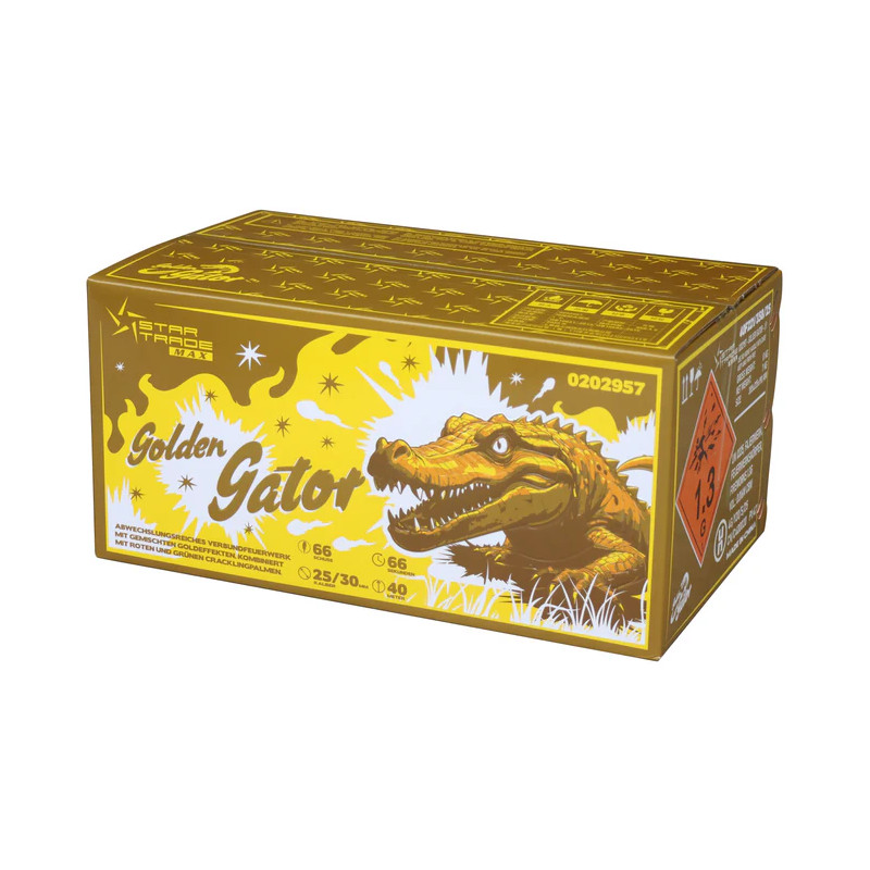 Golden Gator Feuerwerk Verbund von Startrade
