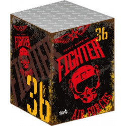 Tropic Black Fighter Slvester Feuerwerk Batterie