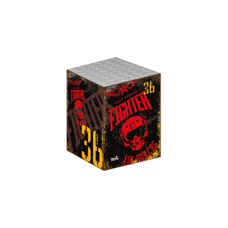 Tropic Black Fighter Slvester Feuerwerk Batterie
