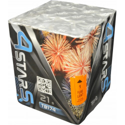 Tropic 4 Stars Slvester Feuerwerk Batterie