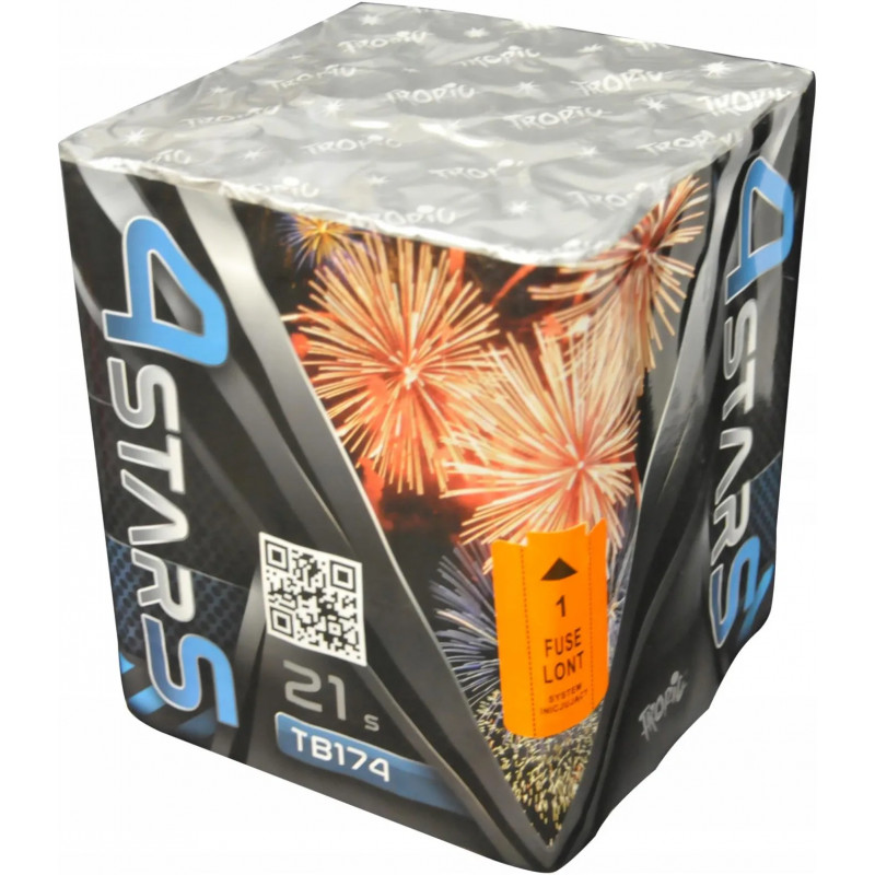 Tropic 4 Stars Slvester Feuerwerk Batterie