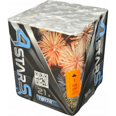 Tropic 4 Stars Slvester Feuerwerk Batterie