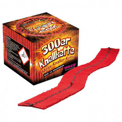 Weco Knallkette Silvester Feuerwerk 300 Knaller