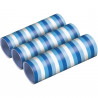 3er Party Set Luftschlangen blau