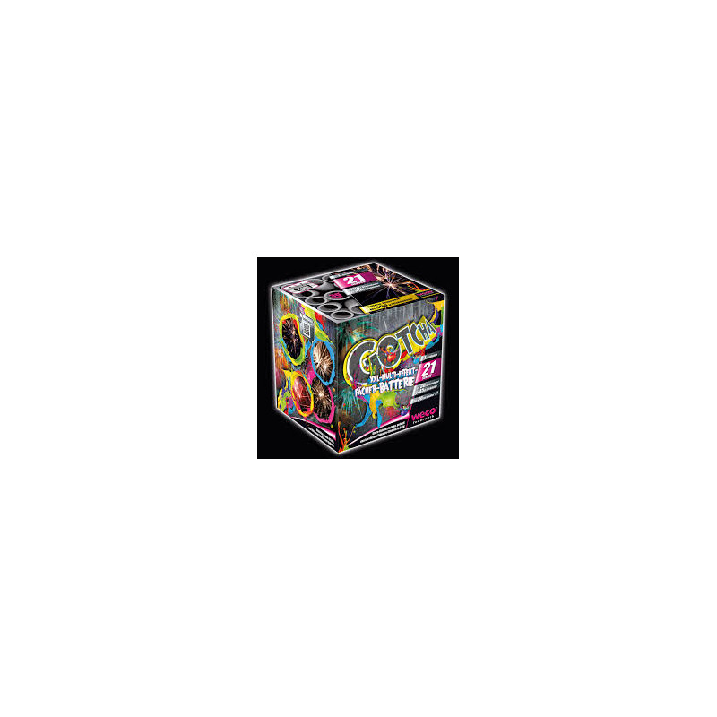 Silvester Feuerwerk XXL Batterie Gotcha von Weco