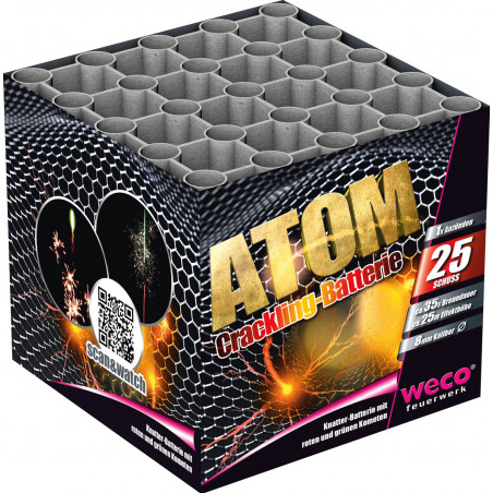 Silvester Feuerwerk Batterie Atom von Weco