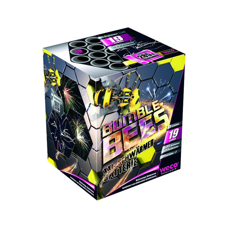 Silvester Feuerwerk Batterie Bumble Bees von Weco