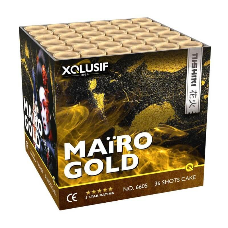Silvester Feuerwerk Batterie Maïro Gold von Lesli silvesterfeuerwerk feuerwerksbatterie berlin kaufen verkauf schöneberg kreuzbe