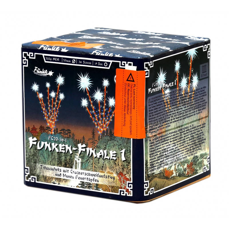 Funke Feuerwerk Batterie Funken Finale 1 knallbatterie