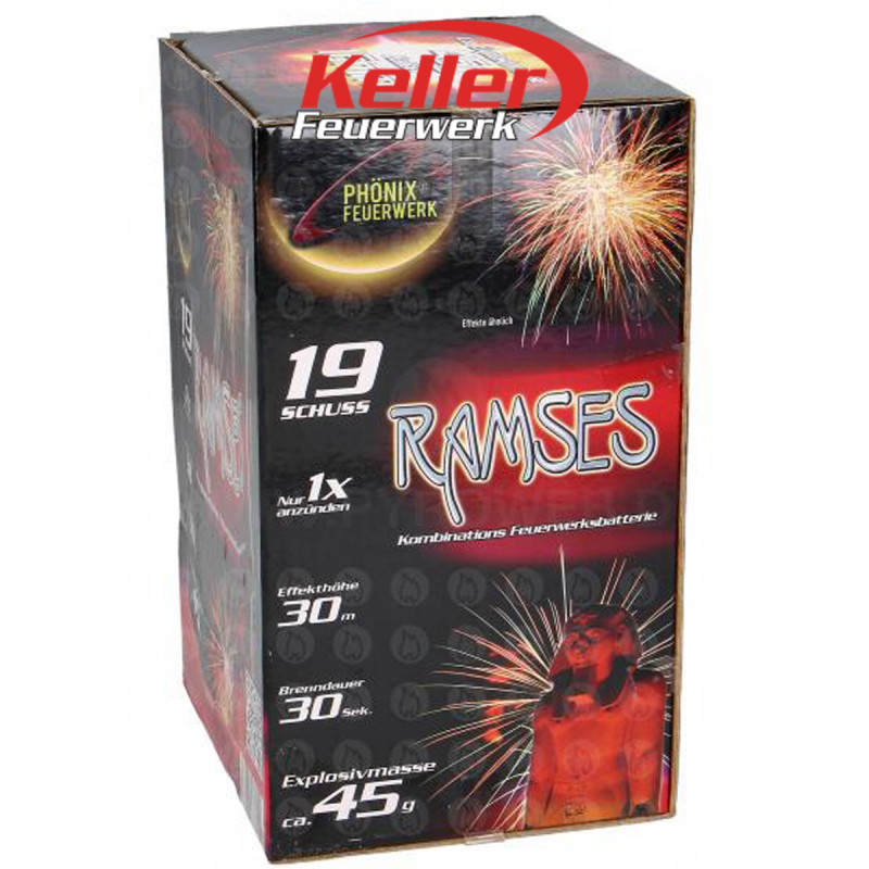 Silvester Feuerwerk Batterie Ramses von Phönix/Keller feuerwerk berlin kaufen schöneberg kreuzberg werksverkauf