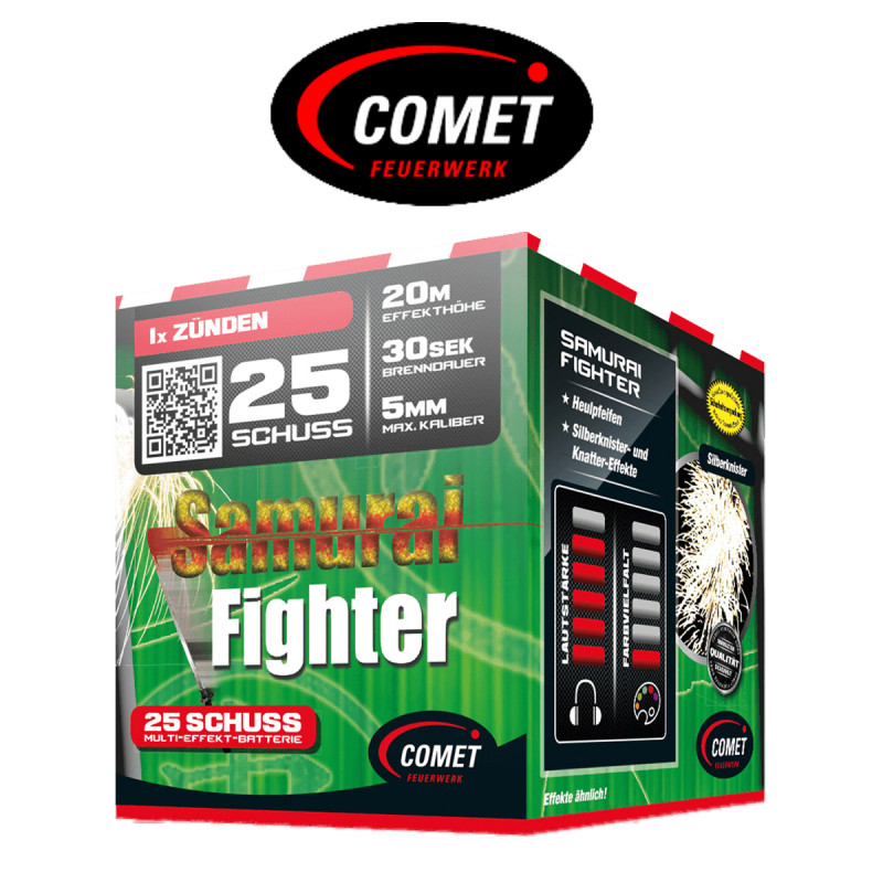 Silvester Feuerwerk Piper oder Samurai Fighter 25 Heuler Missile Whistler x102 Missiles 25 Heuler Batterie heulpfeifen berlin ka