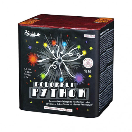 Funke Colorful Python Medusa Feuerwerk Batterie Feuerwerksbatterie Berlin kaufen Werksverkauf Silvester Schöneberg Kreuzberg Ste
