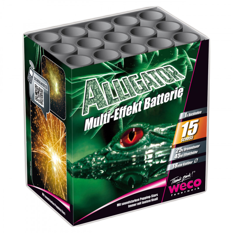 Weco Aligator Feuerwerk Batterie