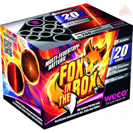 Weco Fox in the Box Feuerwerk Batterie