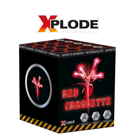 Silvester Feuerwerk Batterie Red Crossette in rot krossette berlin kaufen schöneberg kreuzberg werksverkauf zehlendorf steglitz 