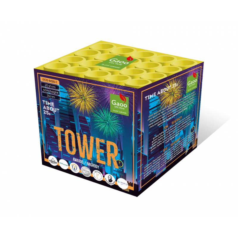 Gaoo Spectrum Feuerwerk Batterie Tower