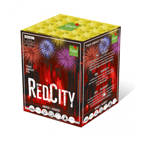 Gaoo Spectrum Feuerwerk Batterie Red City