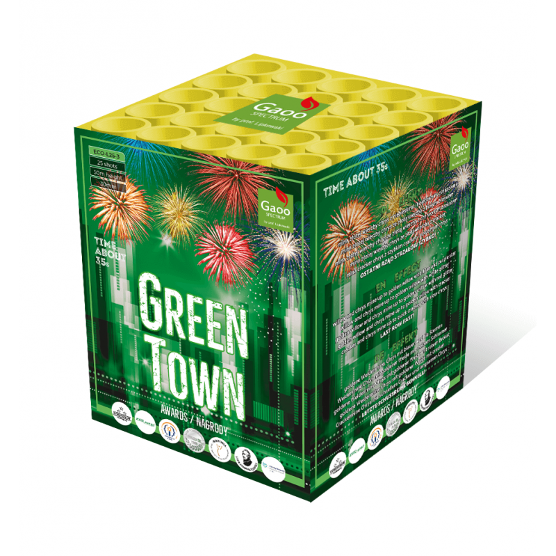 Gaoo Spectrum Feuerwerk Batterie Green Town