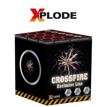 Silvester Feuerwerk Batterie Crossfire Crossette mit Crackling krossette berlin kaufen schöneberg kreuzberg werksverkauf