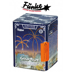 Funke Gold Blue Feuerwerksbatterie Feuerwerk berlin kaufen werksverkauf silvester verbundfeuerwerk schöneberg kreuzberg