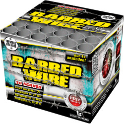 Silvester Feuerwerk Batterie Barbed Wire von Lesli