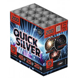 Silvester Feuerwerk Batterie Quicksilver von Comet
